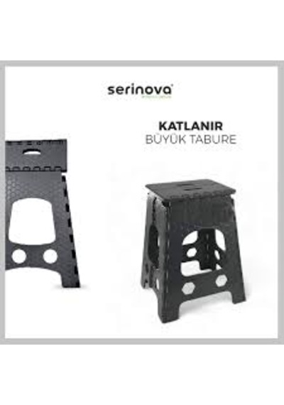 Poliva Taşınabilir Katlanır Tabure Sandalye Büyük Boy