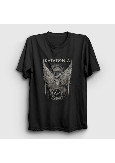 Presmono Unisex Temple Katatonia T-shirt Siyah