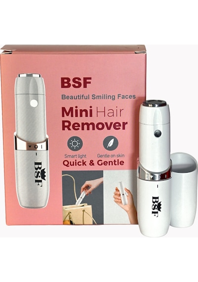 BSF Beautiful Smiling Faces Ls-01 Mini Face Yüz Tüy Alma Tıraş Makinesi Temizleme Fırçası