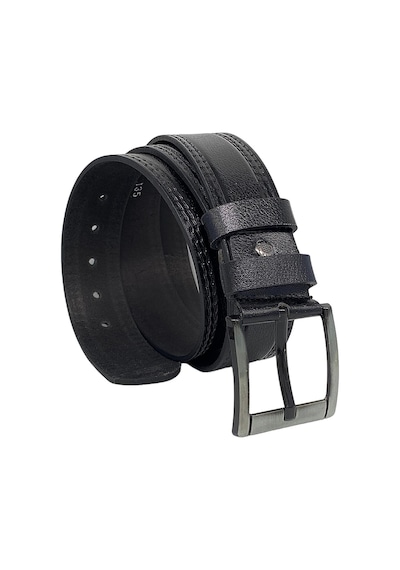 Süzer Deri Siyah Hakiki Deri Desenli Model 4.5 Cm.lik Spor Kot Kemer - 500-28 001