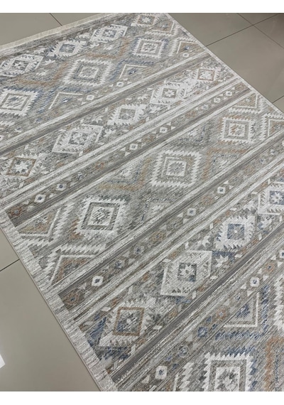 Merinos Halı Valeria 91008 060 Serisi Salon Oturma Yatak Odası Halısı Gri