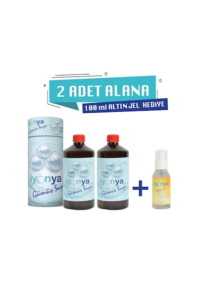 2lt Gümüş Suyu 100ml Altın Jel Hediye
