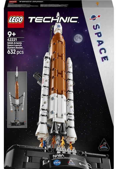 LEGO® Technic™ NASA Artemis Uzay Fırlatma Sistemi Roketi 42221 – 9 Yaş Üzeri Çocuklar için Yaratıcı Oyuncak Yapım Seti (632P)