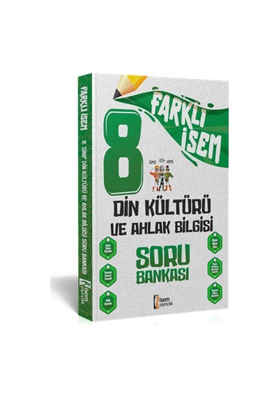 2025 Farklı İsem 8. Sınıf Din Kültürü Soru Bankası