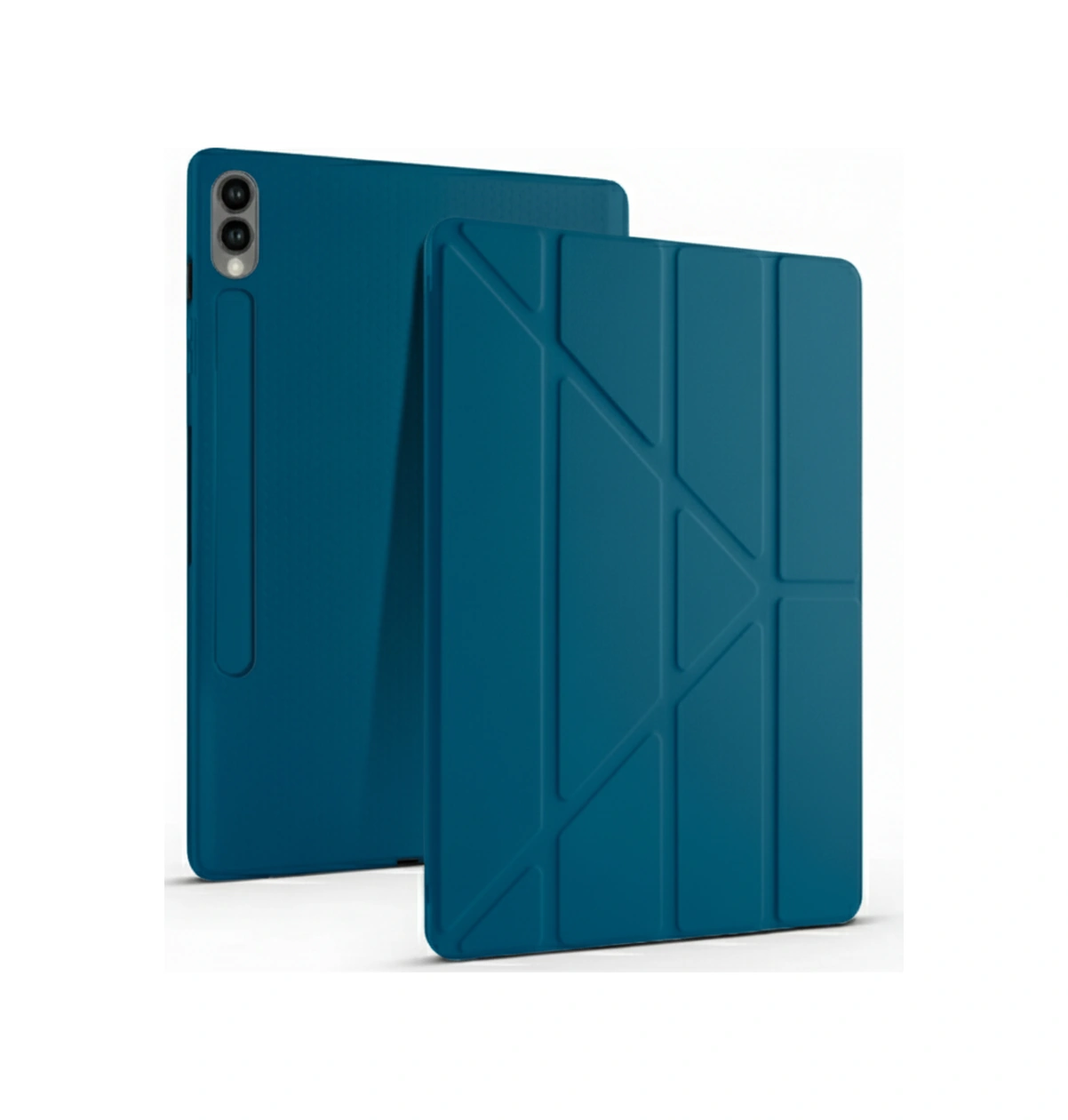 Samsung Galaxy Tab S9 Fe / S10 Fe 10.9'' Uyumlu Kılıf Kalem Bölmeli Uyku Modlu Arkası Silikon Kapak