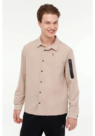 Lumberjack Zuhn 60itl522 Erkek Gomlek - Bej Bej