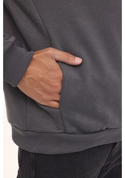 Lumberjack 4W MB SN04 HOODIE 4PR Erkek  Antrasit Sweatshirt