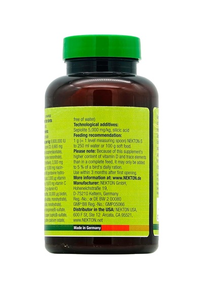 Ayrex S Multivitamin Takviyesi Kuşlar İçin, 150 Gr