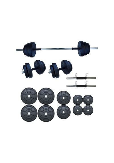 Moccastyle 55 KG Ağırlık Seti Vücut Geliştirme Aleti Halter Seti