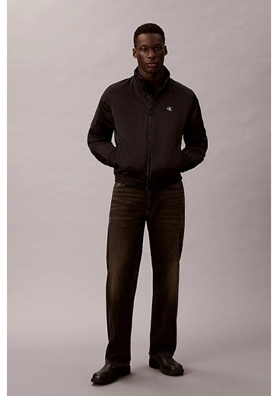 Calvin Klein Uzun Kollu Dolgulu Harrington Erkek Siyah Ceket Lv04rc516g-ub1 Siyah