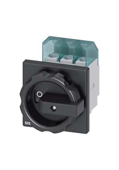 Siemens 25a 3p Siyah Önden Tespit Acil Stop Şalteri,3ld2103-0tk51