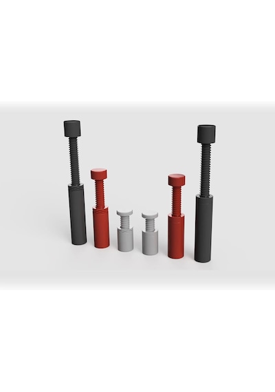Evrensel Ayarlanabilir Ekran Kartı Tutucu Seti - 3 Farklı Boyut Gpu Sarkma Önleyici Destek Aparatı 26mm - 120mm