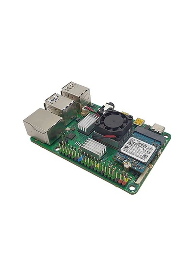 Rock Pi 4C+ Geliştirme Kartı 4GB - Wi-Fi Bluetooth Destekli