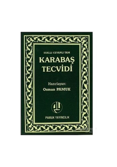 Karabaş Tecvid - Pamuk  Yayınları