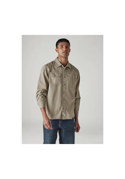 Levi's Erkek Rahat Kesim Cepli Bej Gömlek-0061h-0005
