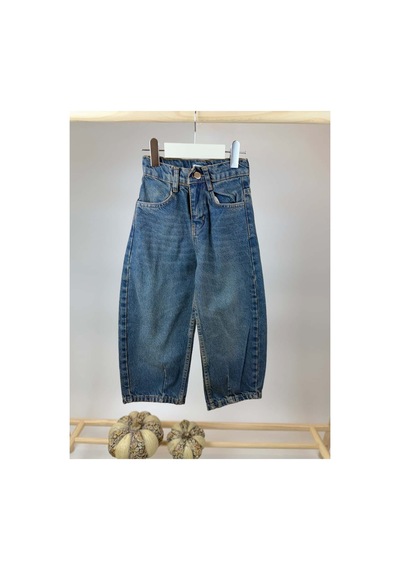 Poala Kids Unisex Balon Jeans Koyu Lacivert