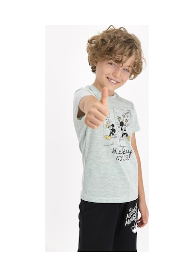 Rolypoly Mıckey Mouse Erkek Çocuk Bermuda Takımı Yeşil