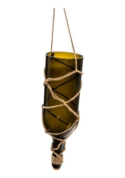 Vitale Mahal Halat Askılı Duvar Şişe Dekor Mumluk 13X85 CM Ak.Ez0