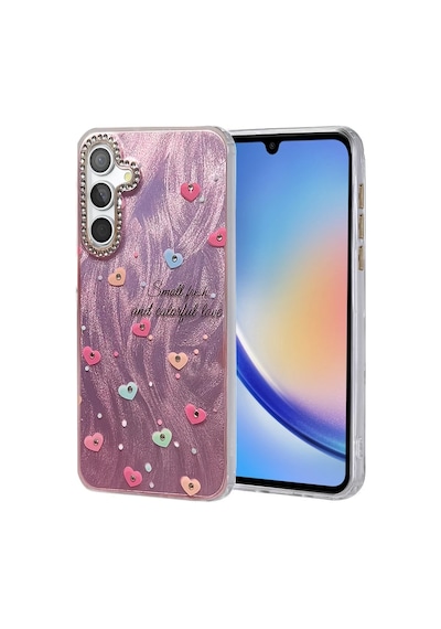 Samsung Uyumlu Galaxy A34 5g Uyumlu Kılıf Blade Aynalı Desenli Kapak - Desen 8