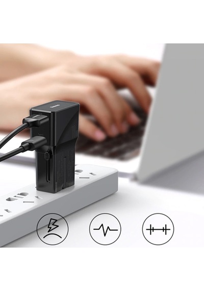 Baseus Pps Hızlı Şarj Type-C+Usb 18W Hızlı Şarj Universal Dönüştü (552257050)
