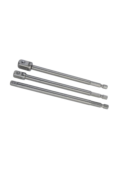 6534 Uzun Bits Saplı Lokma Adaptör Seti 150 Mm 1/4" - 3/8" - 1/2"