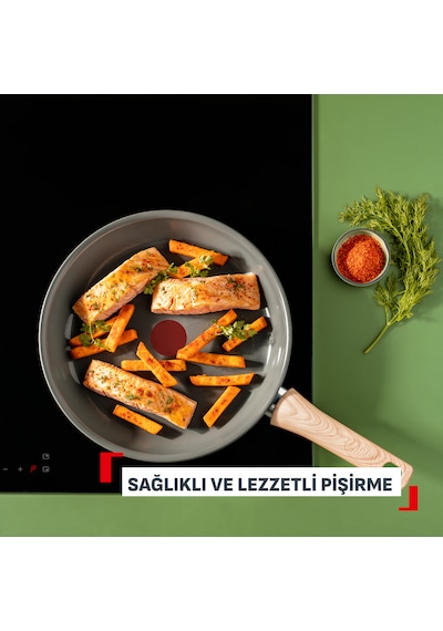 Tefal Renew Artus Seramik Tava - 24 Cm Gri