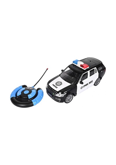 1:16 Ölçekli 2.4 Ghz Full Fonksiyon Range Rover Uzaktan Kumandalı Şarj Edilebilir Polis Aracı Siyah