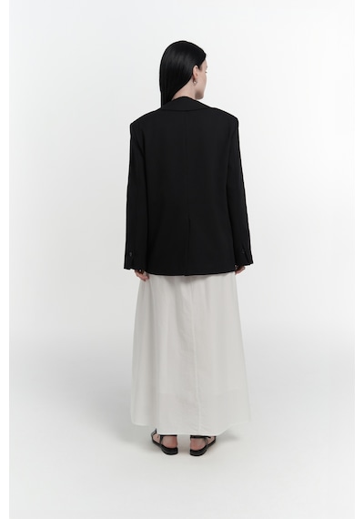 Mai Studios Co. Volda Yaka Detay Siyah Blazer Siyah