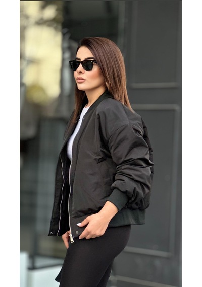 Siyah Bomber Ceket-mont Siyah