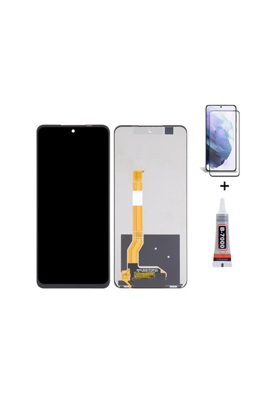 Oppo Realme C55 Uyumlu Ekran Lcd Dokunmatik B7000 15ml Yapıştırıcı Ve Kırılmaz Cam İle Beraber Yc