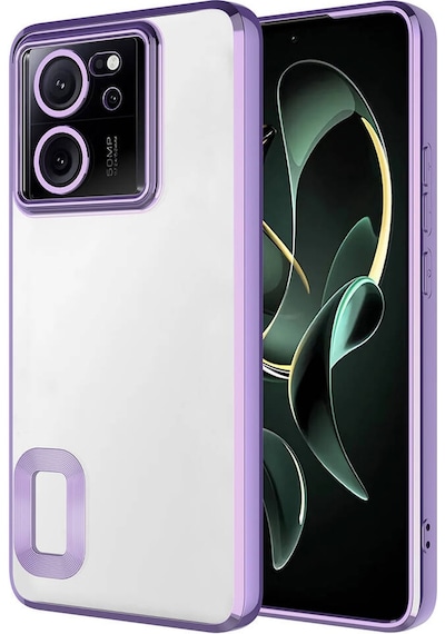 Kilifone - Xiaomi Uyumlu Mi 13t Pro - Kılıf Kamera Korumalı Tatlı Sert Omega Kapak - Lila