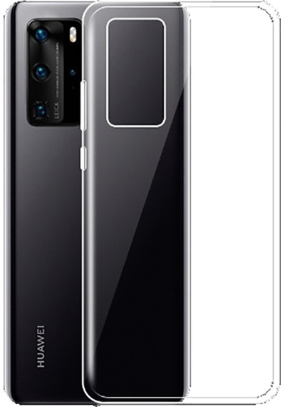 Huawei P40 Kılıf Lüx Şeffaf Silikon Kılıf