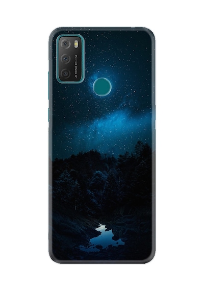 Tcl 20 E Kılıf Excode Silikon Desen Özel Seri Gece 1633
