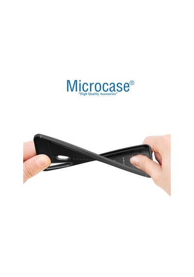 Microcase Samsung Uyumlu Galaxy A60 Leather Seri Silikon Kilif+Cam (Seç) 369240053