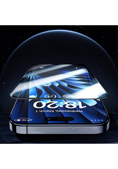 Apple iPhone 15 Pro Uyumlu Benks Glass Warrior Hd Görüntü Cam Ekran Koruyucu Uygulama Aparatlı