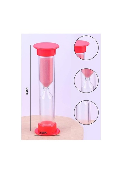 3 Adet Mini Küçük Kum Saat 3 Dakika 8 Cm Kum Zamanlayıcısı Dekoratif Masaüstü Plastik Çocuklar İçin