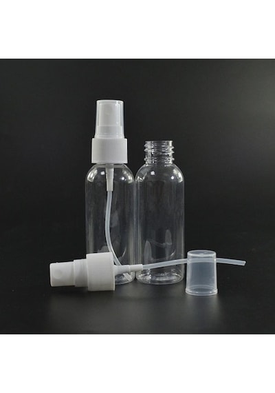 Güvenç Ambalaj 100 ml Sprey Kapaklı Dezenfektan ve Kolonya Boş Şişesi 5 Adet