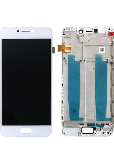 Cbtx Asus Zenfone 4 Max Zc520kl X00hd Digitizer Uyumlu Lcd Ekran Çerçeveli Tam Montaj Beyaz