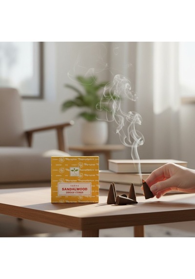 Sandalwood Aromalı Konik Tütsü % 100 Doğal Üründür