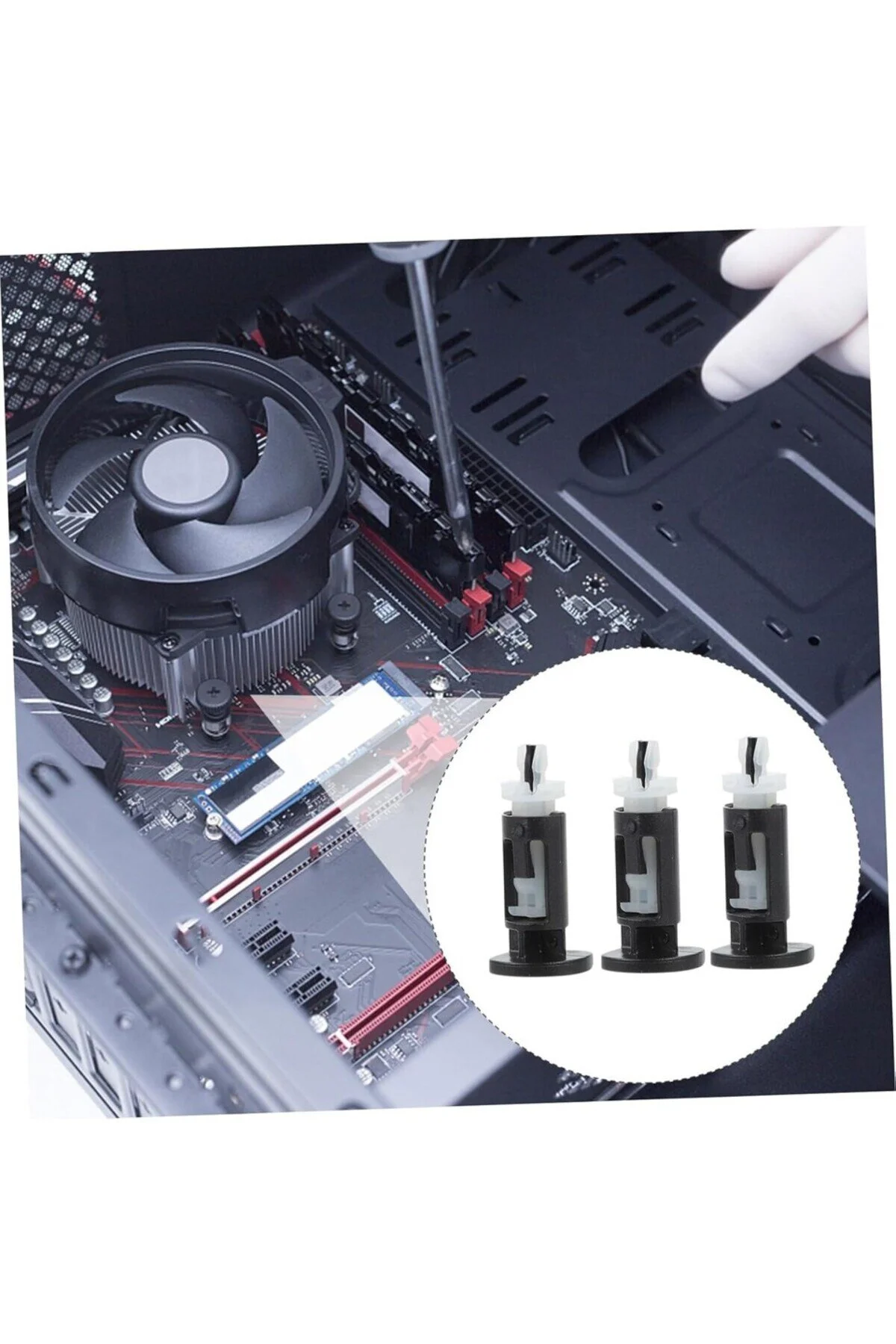 4 Adet Intel Işlemci Fan Tırnağı Işlemci Ayağı Lga 775,1136,1150,1151,1155,1156,2011 Soket Tırnak