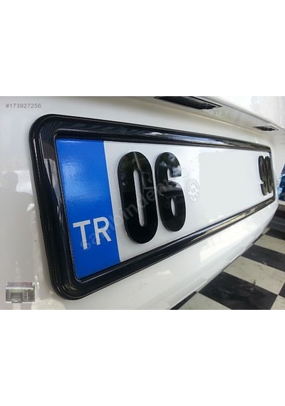 2 Adet Piyano Black Consept Plakalık. Yazısız Plakalık Çeşitleri 328695677