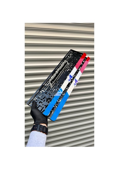 2adet Fransız Tasarım Alpıne Uyumlu Pleksi Plakalık - 878384729