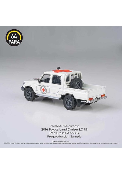 Para64 Toyota 2014 Land Cruiser Double Cab Pickup Lc79 Red Cross Lhd Pa-55683 Çok Renkli
