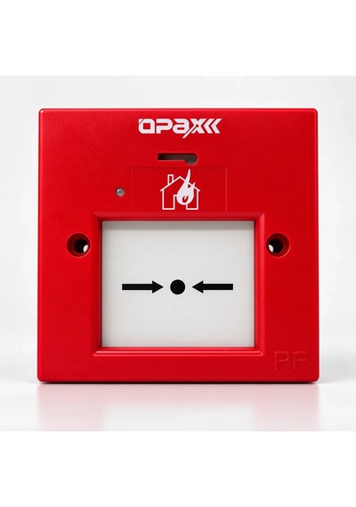 Opax-mcp Kablolu & Kablosuz Resetlenebilir Yangın İhbar Butonu 868 Mhz Manual Call Point