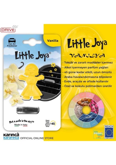 Little Joya Vanilla Kalorifere Geçme Oto Kokusu Vanilya