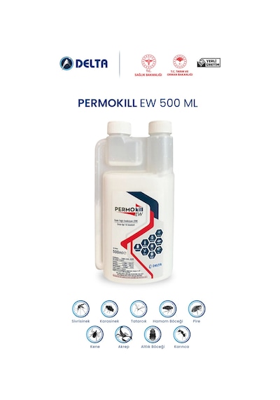 Permokill 18 Ew 500 Ml Haşere Ilacı Konsantre Sıvı