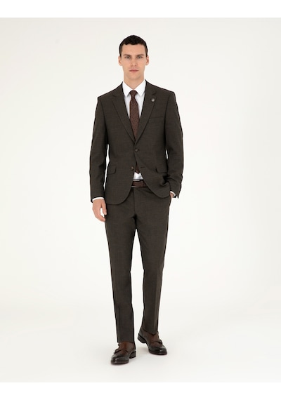 Pierre Cardin Erkek Kahverengi Takım Elbise 50292221-vr029 Kahverengi