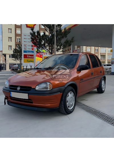 Opel Corsa B 1993-2000 Uyumlu H Lip Esnek Ön Lip 2 Parça Karlık Ön Ek Tampon Altı Dil