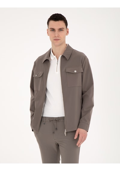 Pierre Cardin Erkek Vizon Ceket 50287776-vr052