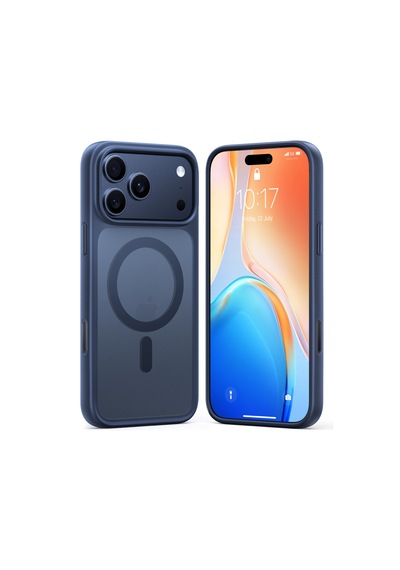 Torras Apple iPhone Uyumlu 17 Pro Guardian Magsafe Kılıf Lacivert